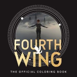 Fourth Wing official coloring book, imported from the UK