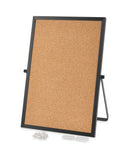 Table board cork and whiteboard assortment black gold silver (British brand)