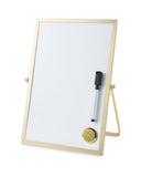 Table Board Cork or Whiteboard Desk Organiser - Black, Gold, Silver