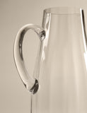 Tall glass jug elegantly fluted from the UK, UK version