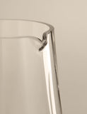 Tall glass jug elegantly fluted from the UK, UK version