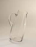 Tall glass jug elegantly fluted from the UK, UK version