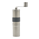 Tall ceramic burr hand grinder, imported from the UK