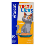Tasty Licks cat treats with chicken 75g, UK version
