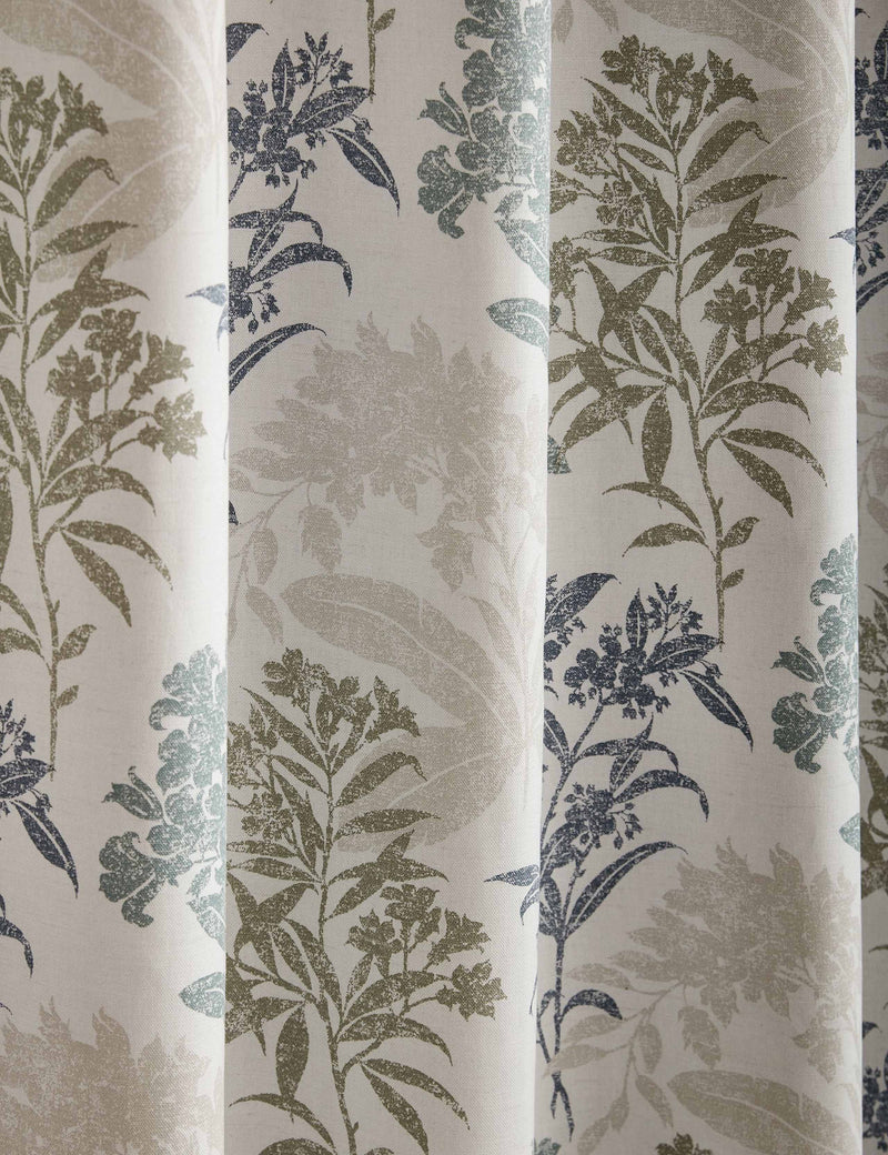 Laura Ashley Tenby pure cotton eyelet blackout curtains, imported from the UK