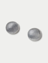 M&S M&S Textured Circle Stud Earrings 26mm- Buy online at McGrocer