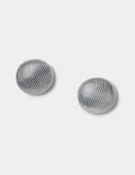 M&S textured circle stud earrings 26mm, UK version