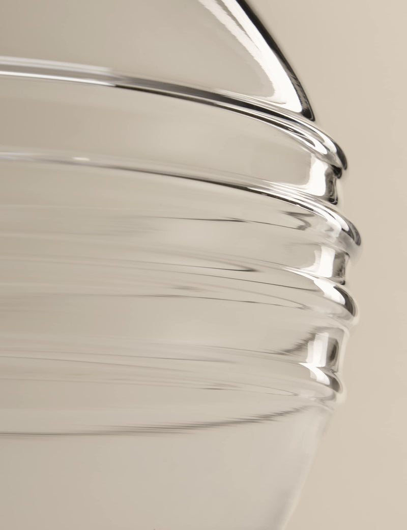 M&S Kelly Hoppen textured globe glass vase 20cm - British product