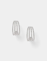 M&S Textured Hoop Earrings- Buy online at McGrocer