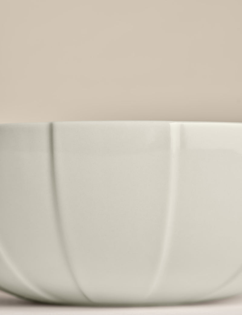 M&S X Kelly Hoppen textured ceramic serve bowl medium (British brand)