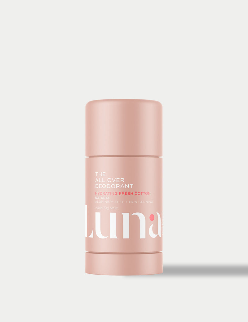 The All Over Deodorant- Extra-strength, Natural, Non-Staining Deodorant Stick - Soft Cotton 70g