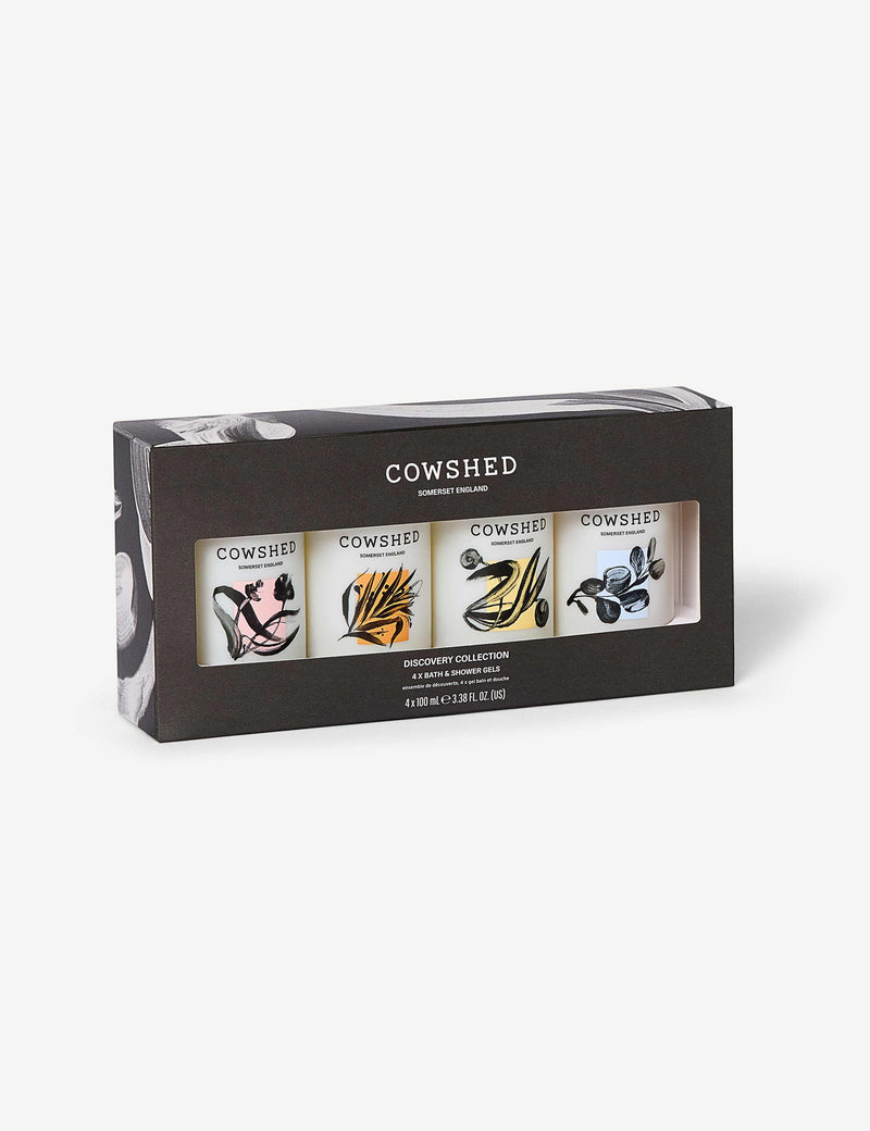 Cowshed bath gel gift set 4x100ml - British product
