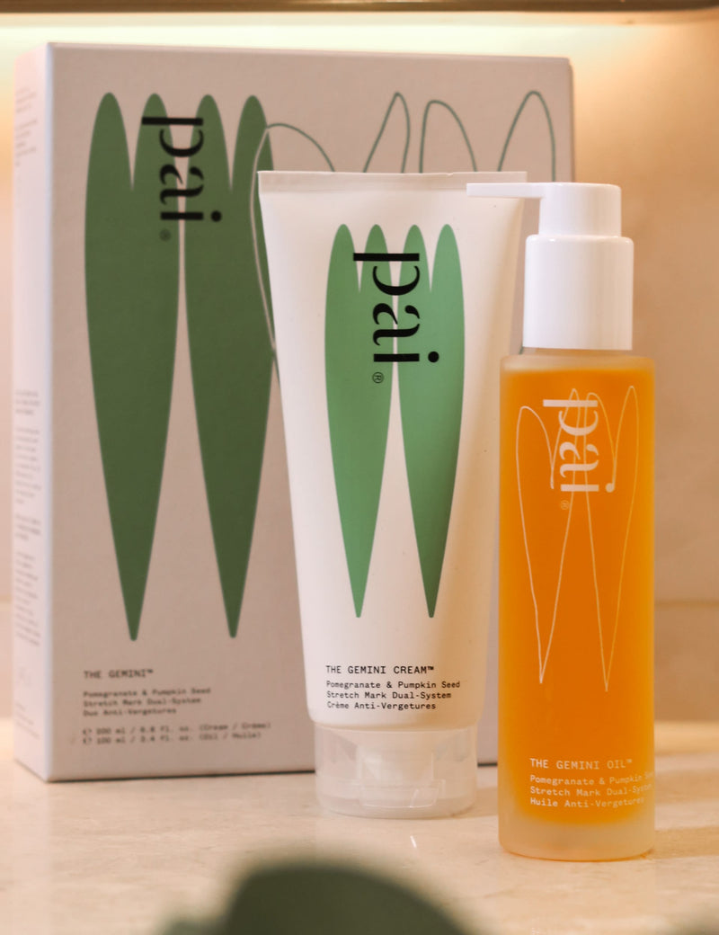 Gemini Stretch Mark Dual-System maternity skincare set, UK version