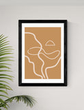 East End Prints The Line framed art (British brand)