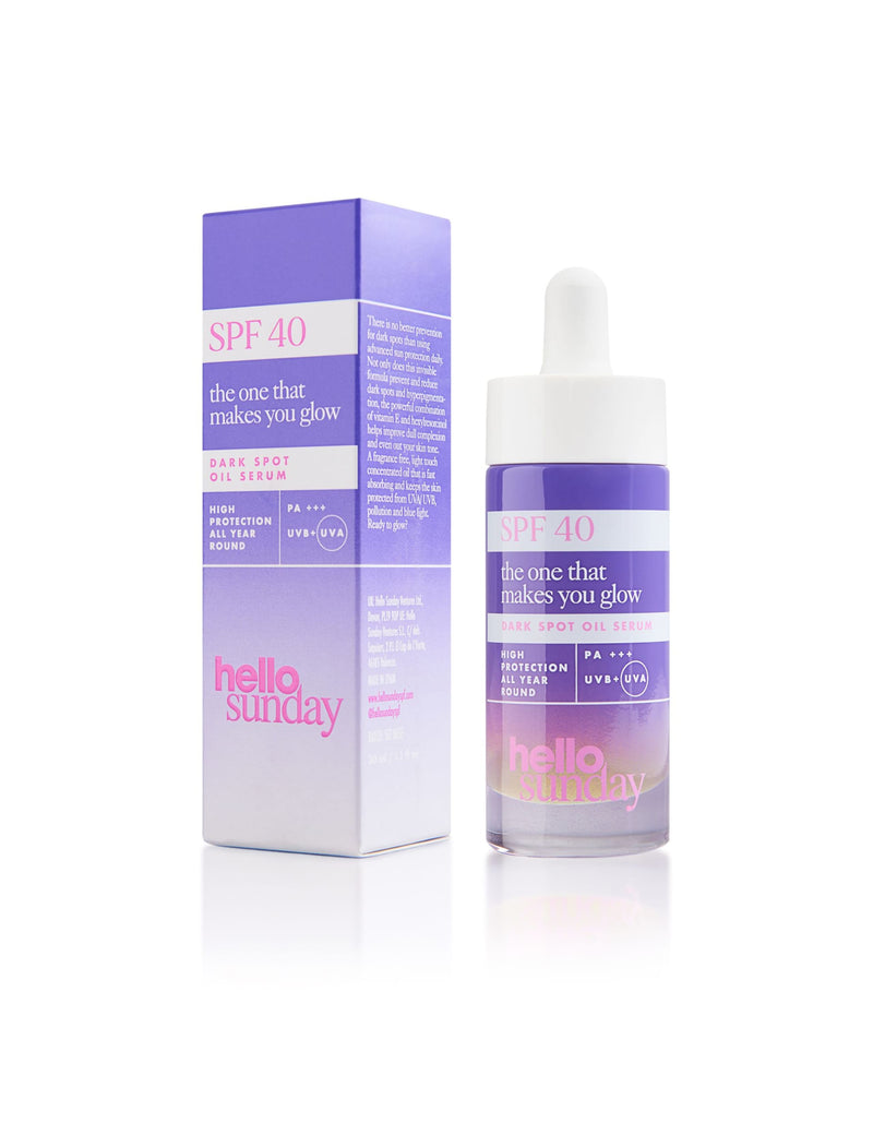 Hello Sunday dark spot oil serum SPF 40 30ml - British product