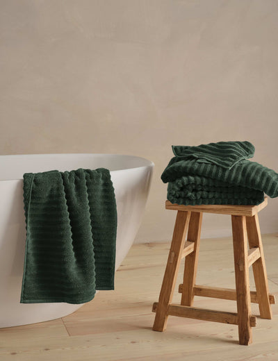 M&S Bedfolk The Ripple Pure Turkish Cotton Towel- Buy online at McGrocer
