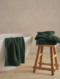 Bedfolk Ripple Pure Turkish Cotton Towel, UK version