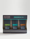 M&S Solutions Shower Gel Trio - Refresh, Recharge, Energise 3 x 100ml (British brand)