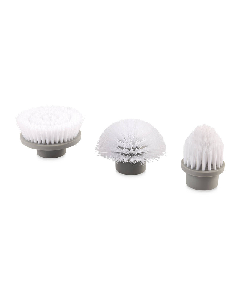 Tornado cleaning brush with three interchangeable heads, imported from the UK