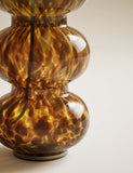 Tortoise shell glass twist base table lamp 54.1 cm, UK version