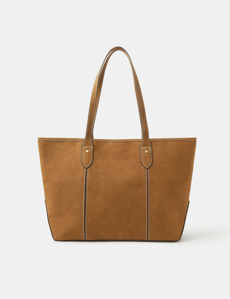 Accessorize tote bag soft suedette, imported from the UK