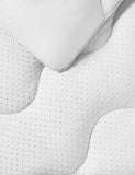 Night Lark Tufted Dots coverless duvet set 10.5 tog, imported from the UK