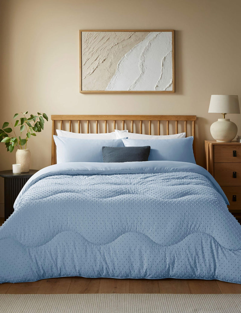 Tufted Dots Coverless Duvet and Pillowcases