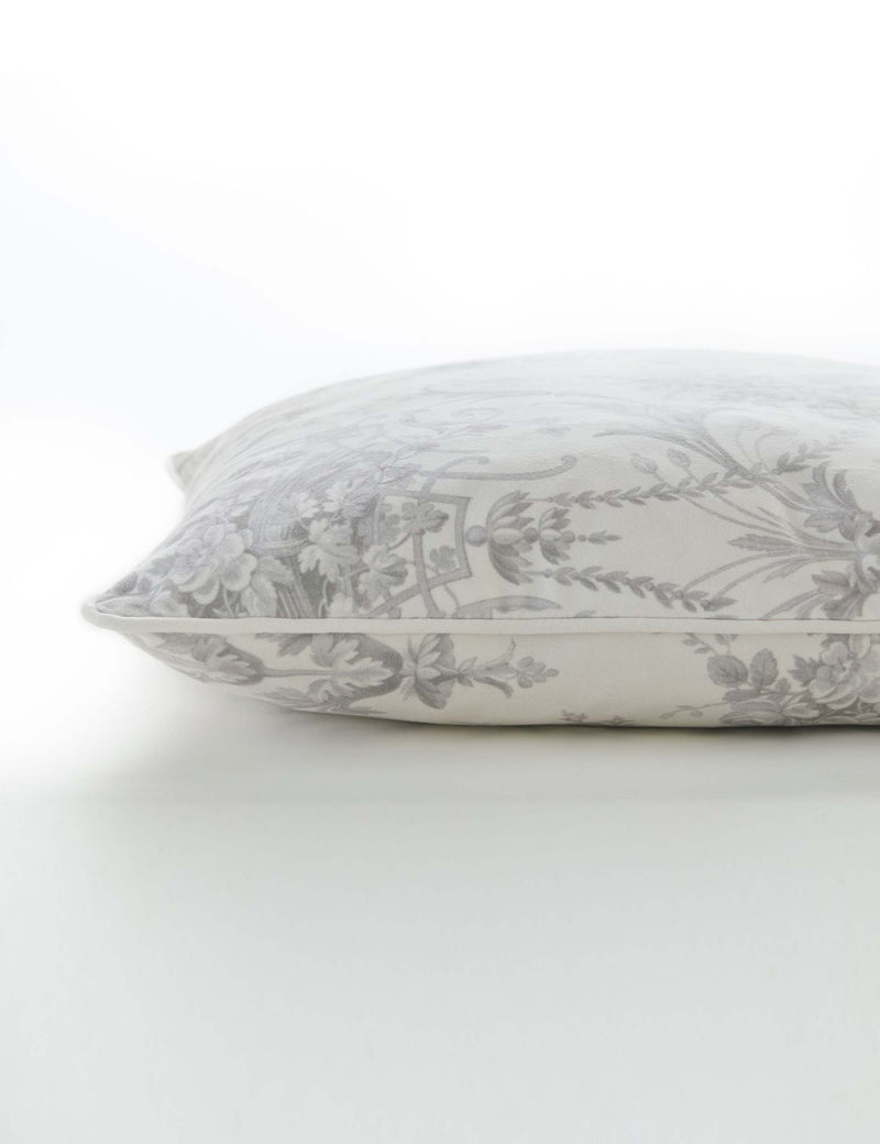 Laura Ashley Tuileries velvet piped cushion 50x50cm - British product