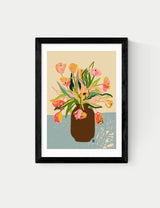 M&S East End Prints Tulips Framed Art Print- Buy online at McGrocer