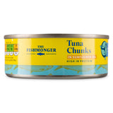 Canned tuna chunks in sunflower oil - British product