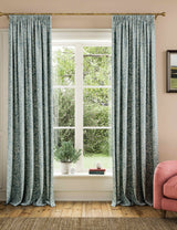 M&S Joules Twilight Ditsy Pure Cotton Pencil Pleat Curtains- Buy online at McGrocer