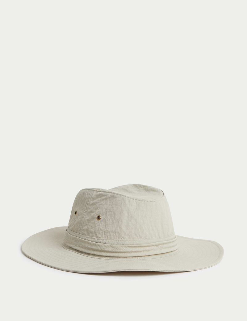 M&S Typhoon Hat with UPF50+ protection and shower-resistant finish - British product