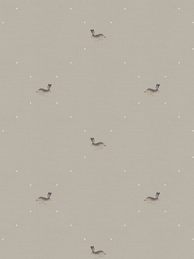 Sophie Allport Natural Hare made-to-measure curtains, imported from the UK