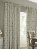 Sophie Allport made to measure natural sheep curtains, imported from the UK