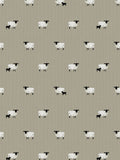 Sophie Allport made to measure natural sheep curtains, imported from the UK
