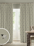 Sophie Allport made to measure natural sheep curtains, imported from the UK