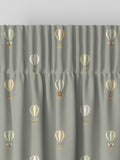 Sophie Allport grey bears balloons made to measure curtains - British product