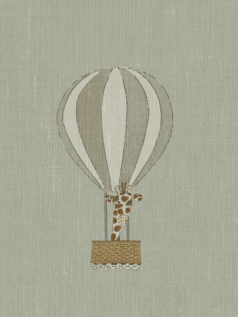 Sophie Allport grey bears balloons made to measure curtains - British product