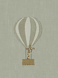 Sophie Allport grey bears balloons made to measure curtains - British product