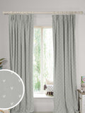 Sophie Allport grey hearts made to measure curtains, UK version