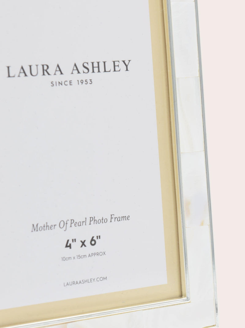 Laura Ashley natural mother of faux pearl photo frame, UK version