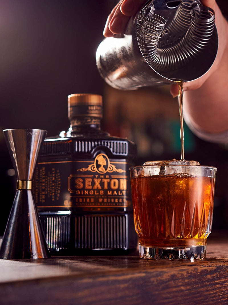 DrinksTime The Sexton single malt Irish whiskey 70cl, imported from the UK