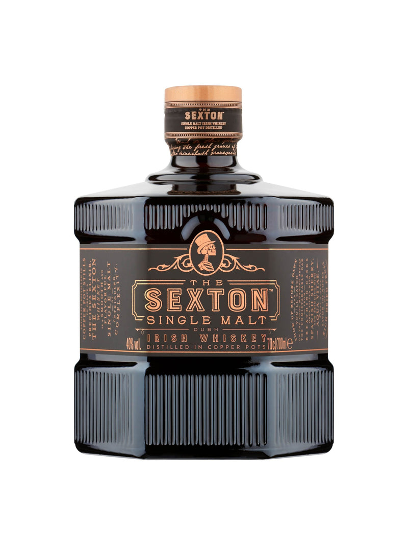 DrinksTime The Sexton single malt Irish whiskey 70cl, imported from the UK