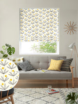 Next MissPrint Cream 100% Cotton Palm Tree Made to Measure Roman Blind- Buy online at McGrocer