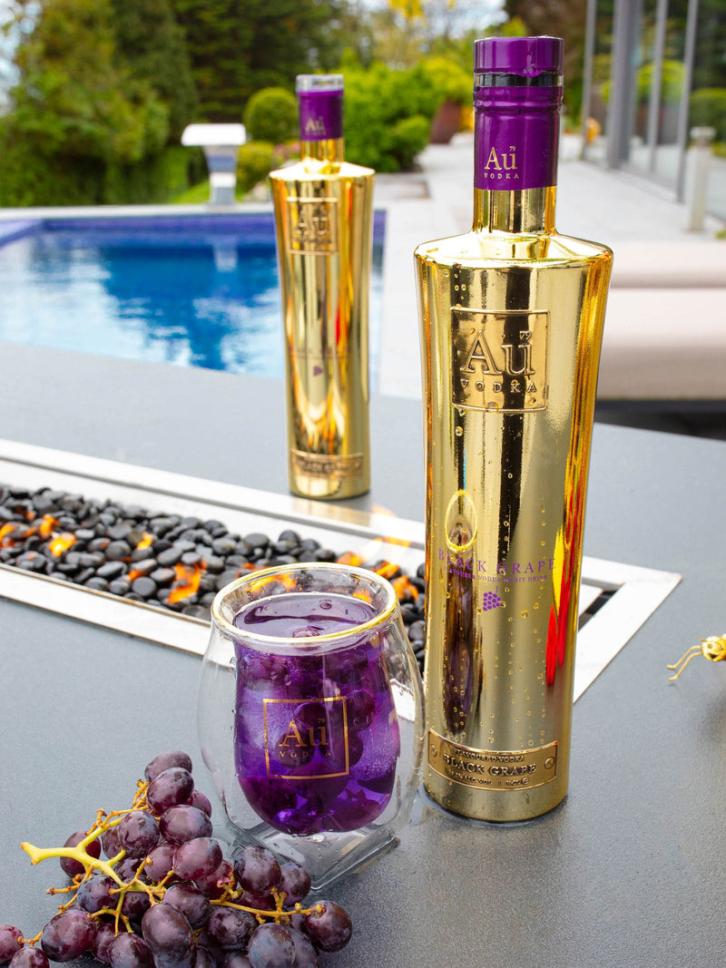 DrinksTime Au Vodka Black Grape 70cl - British product