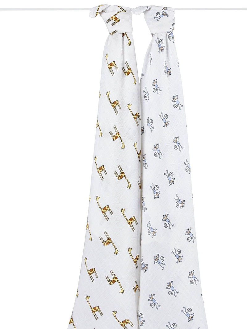aden + anais jungle jam muslin baby blanket 2-pack, UK version