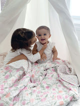 Next aden + anais Pink Dream 100% Cotton Muslin Baby Blanket Ma Fleur 120cm x 120cm- Buy online at McGrocer
