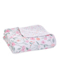aden + anais pink dream cotton muslin baby blanket 120cm (British brand)
