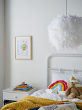 glow White Feather ceiling light 40cm, UK version