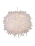 glow White Feather ceiling light 40cm, UK version